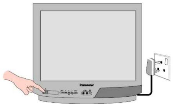 PANASONIC TC-14S3RL - USING A VCR AND SATELLITE RECEIVER - 3