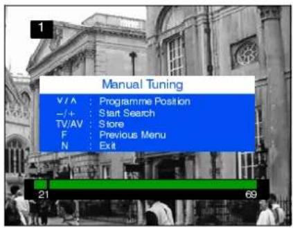 PANASONIC TX-14S3TW - Manual Tuning - 3