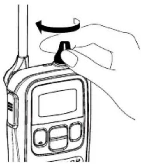 ICOM IC-4110 - 電源を入れる - 2