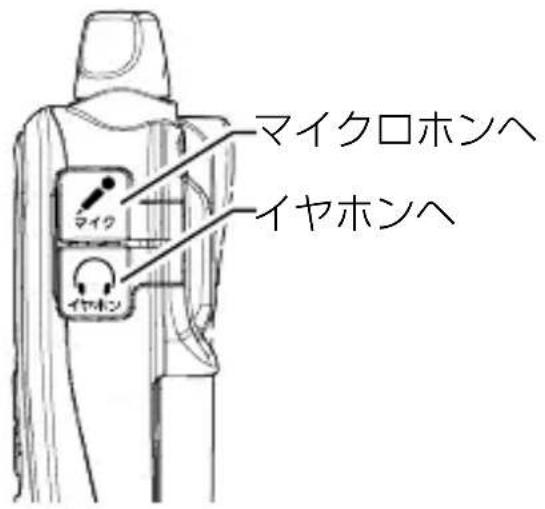 マイクロホンヘ イヤホンヘ