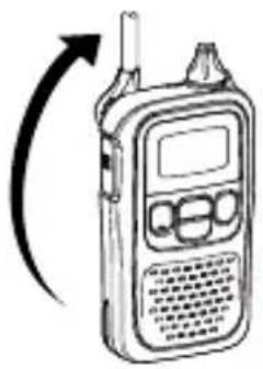 ICOM IC-4110 - 通話するときは、必ずアンテナを立ててください - 1