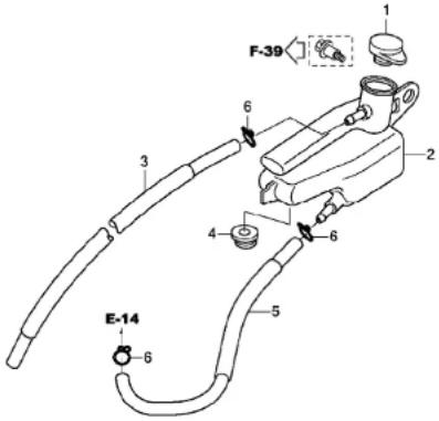 Honda Benly 50 (2016) - フューエルホース／チューブとビニールチューブ、および一般用チューブの使用について - 104