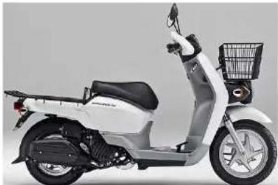 Honda Benly 50 (2016) - カラー写真とカラーラベルのご利用方法 - 3