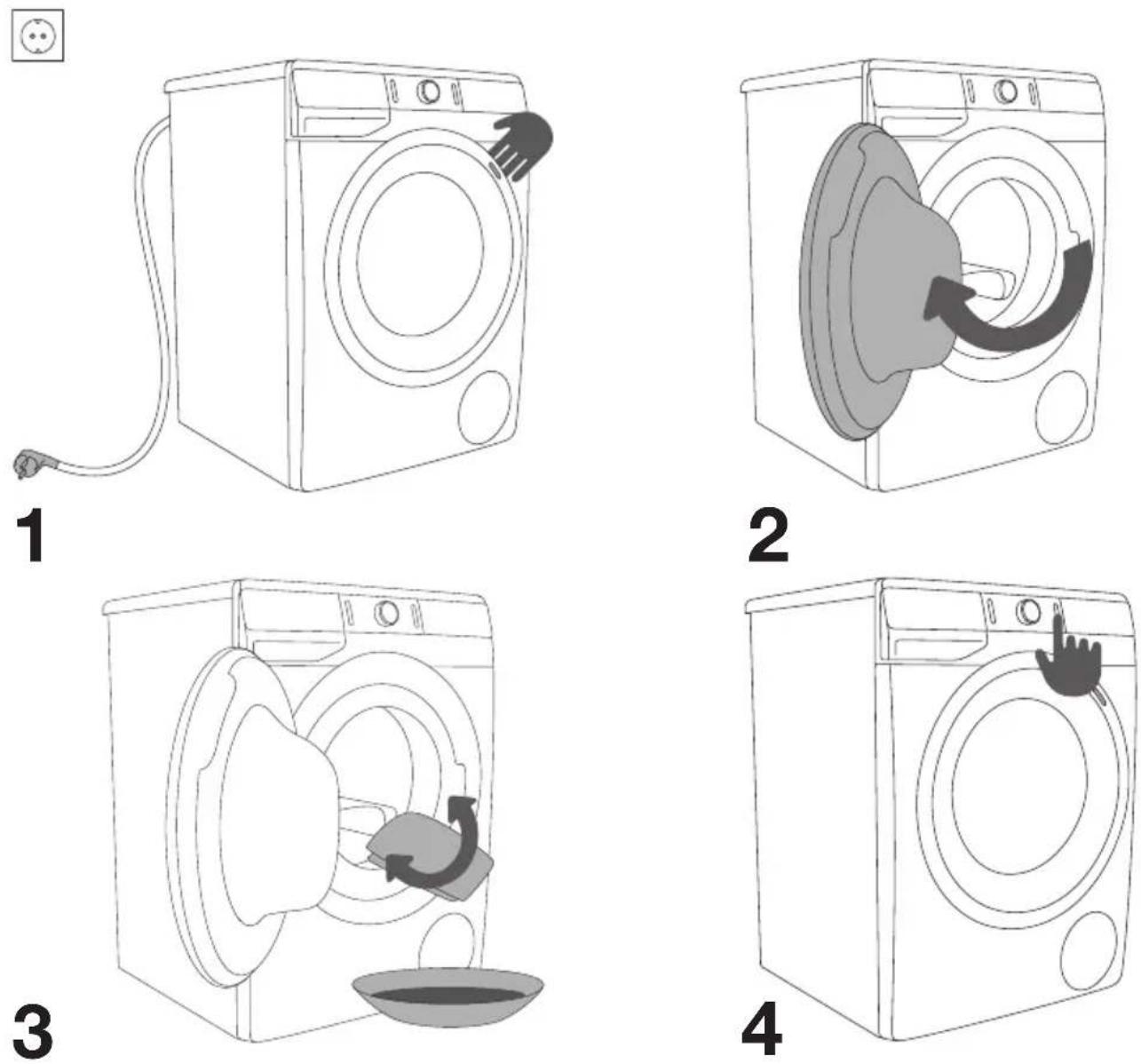GORENJE WA744 - PËRPARA PËRDORIMIT TË PAJISJES ELEKTROSHTËPIAKE PËR HERË TË PARË - 1
