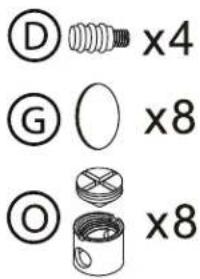D x4 G x8 O x8