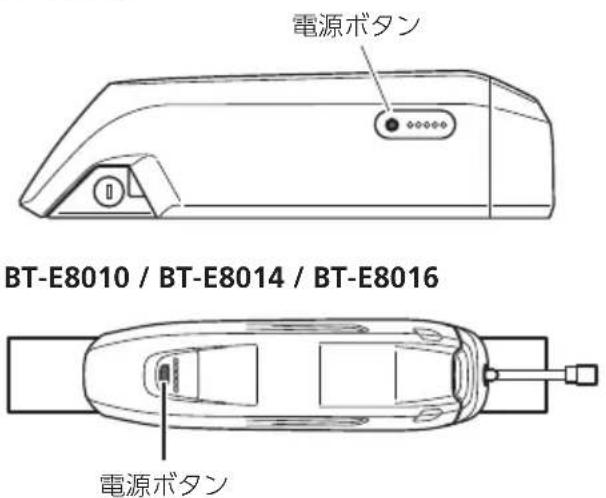 電源ボタン BT-E8010 / BT-E8014 / BT-E8016 電源ボタン
