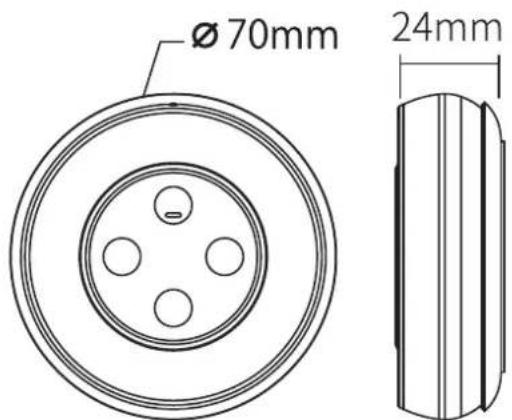 Ø 70mm 24mm