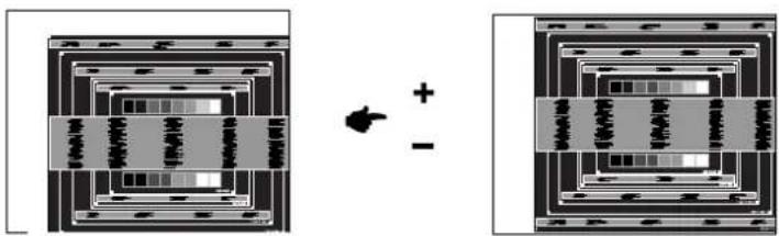Diagram showing two configurations of a microchip or circuit board with labeled components and polarity indicators