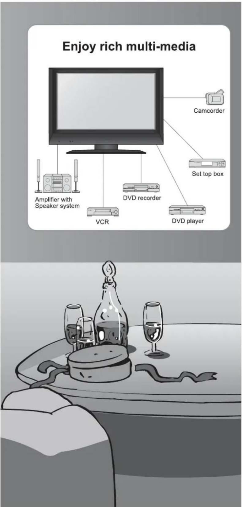 PANASONIC Viera TX-26LE7F - media excitement - 1