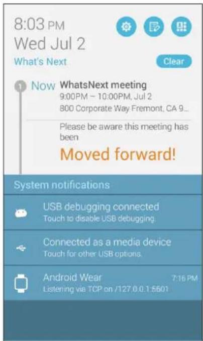 ASUS ZenFone 5 A502CG - Rescheduled event alert - 1