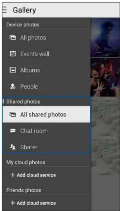 ASUS ZenFone 5 A502CG - Viewing shared photos in Gallery app - 1