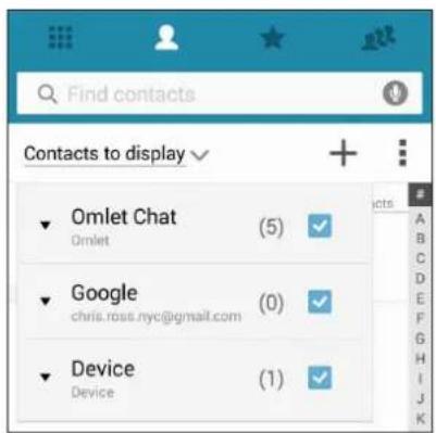 ASUS ZenFone 5 A502CG - Viewing your Omlet contacts from Contacts app - 1