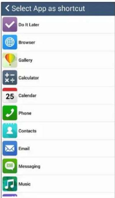 ASUS ZenFone 5 A502CG - Customizing the quick access buttons - 2
