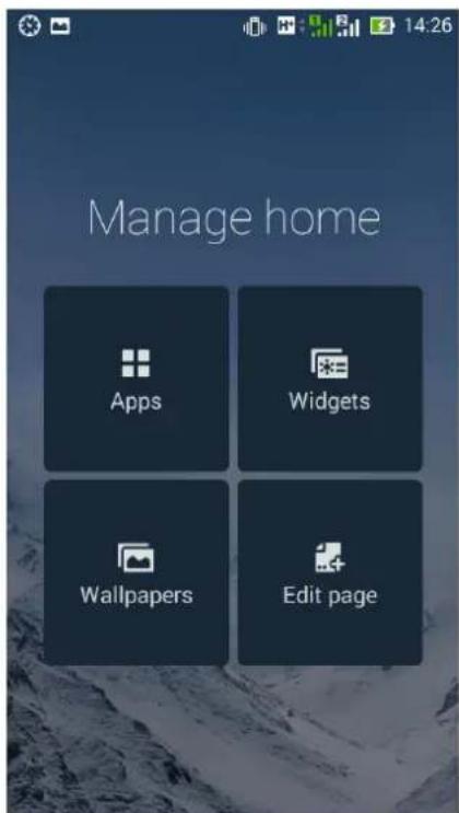 ASUS ZenFone 5 A502CG - Personalizing your Home screen - 1