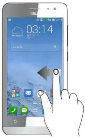 ASUS ZenFone 5 A502CG - Moving through pages or screens - 1