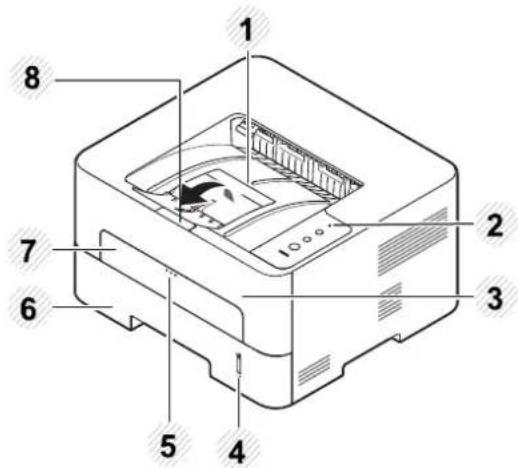 HP Laser 300 - 正视图 - 1