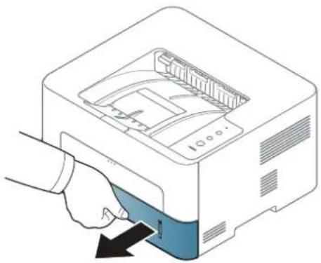 HP Laser 300 - 在双面打印单元区 - 2
