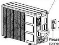 HITACHI RAS-10LH1 - Installation of Drain Hose - 3