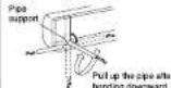 HITACHI RAS-10LH1 - HORIZONTAL & DOWNWARD PIPING - MAKING OPENINGS - 2