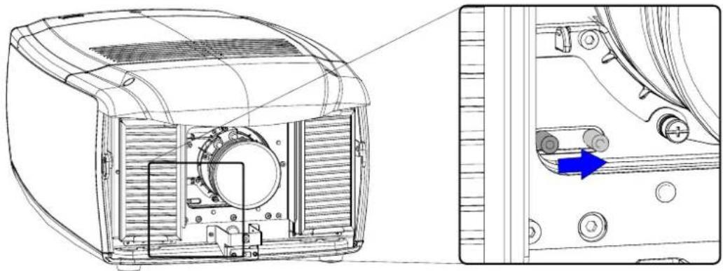 Barco R9861071 - Howtoremovethelens - 1