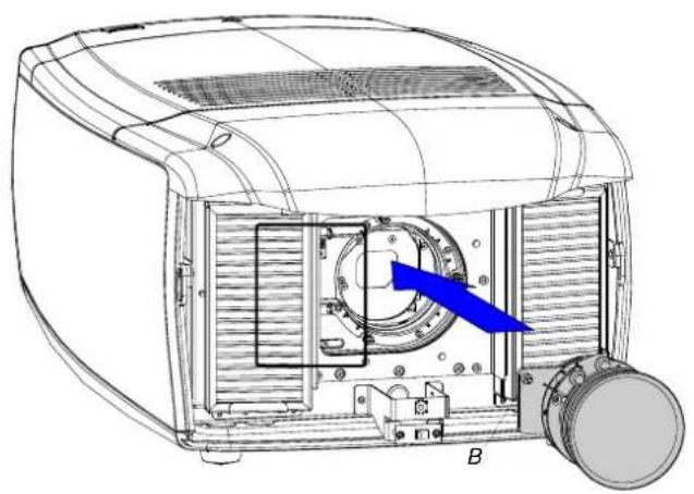 Barco R9861071 - Howtoinstallthelens - 1