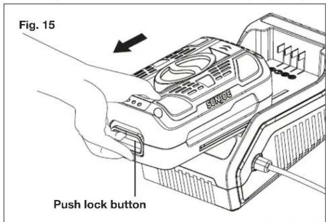 Sun Joe SPX6001C-CT-RM - Charging the Battery - 5