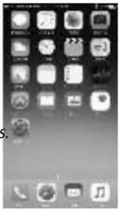 Screenshot of a smartphone home screen displaying multiple app icons with Chinese labels