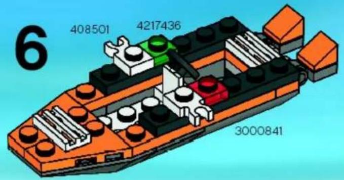 LEGO Coastguard Boat - 9