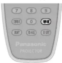 7 8 9 DRINS 0 (即可) LIGHT DALL D SET Panasonic PROJECTOR