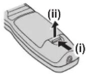 PANASONIC PT-DW17KEJ - 1) Open the cover. - 1