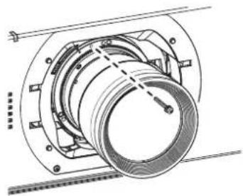 PANASONIC PT-DW17KEJ - Removing the projection lens - 1
