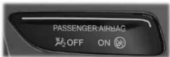 PASSENGER AIRBAG OFF ON