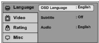 AUDIOVOX VOD850 - Exiting the Setup Menu - 1