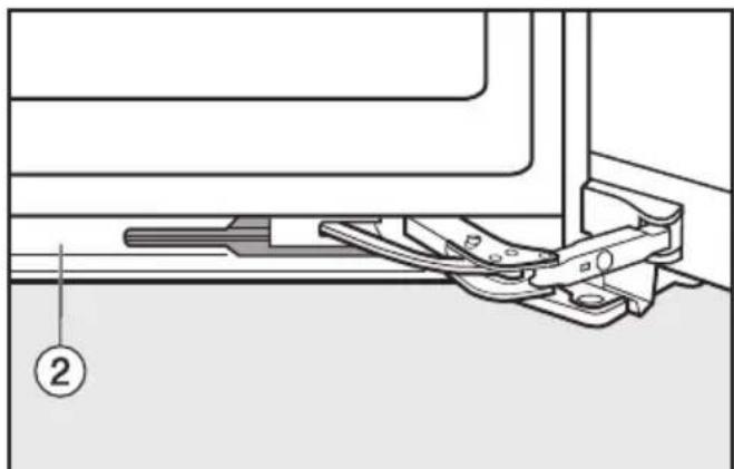 MIELE K14820 SD - Ändra dörrupphängning - 6