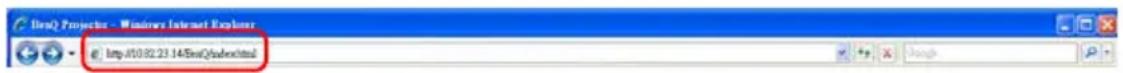 HotQ Projector - Windows Internet Explorer http://0.023.14/BusQ/Qaobao.html