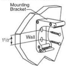 Mounting Bracket 11/2" Wall