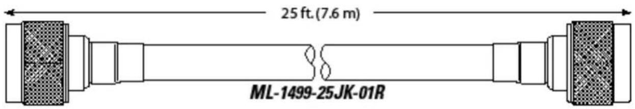 25 ft.(7.6 m) ML-1499-25JK-01R