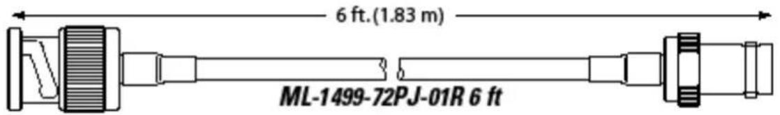 6 ft.(1.83 m) ML-1499-72PJ-01R 6 ft