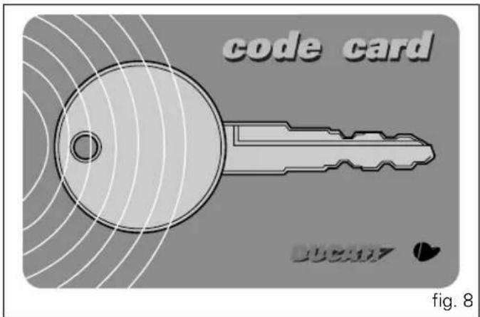 code card checkmark fig. 8