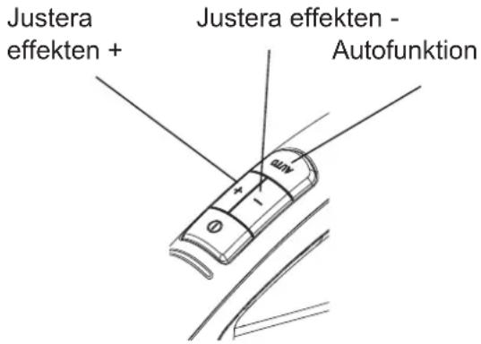 Justera effekten + Justera effekten - Autofunktion