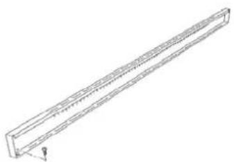 BERTAZZONI PRO100 5I MFE D RO T - Montering av bak-kantslist: - 1
