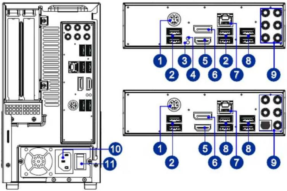 MSI Nightblade MI-032CA - Rear View - 1