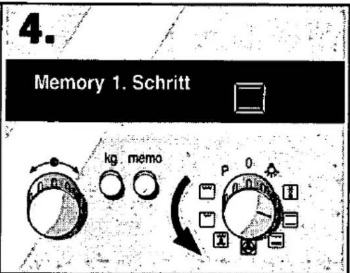 4. Memory 1. Schritt kg memo