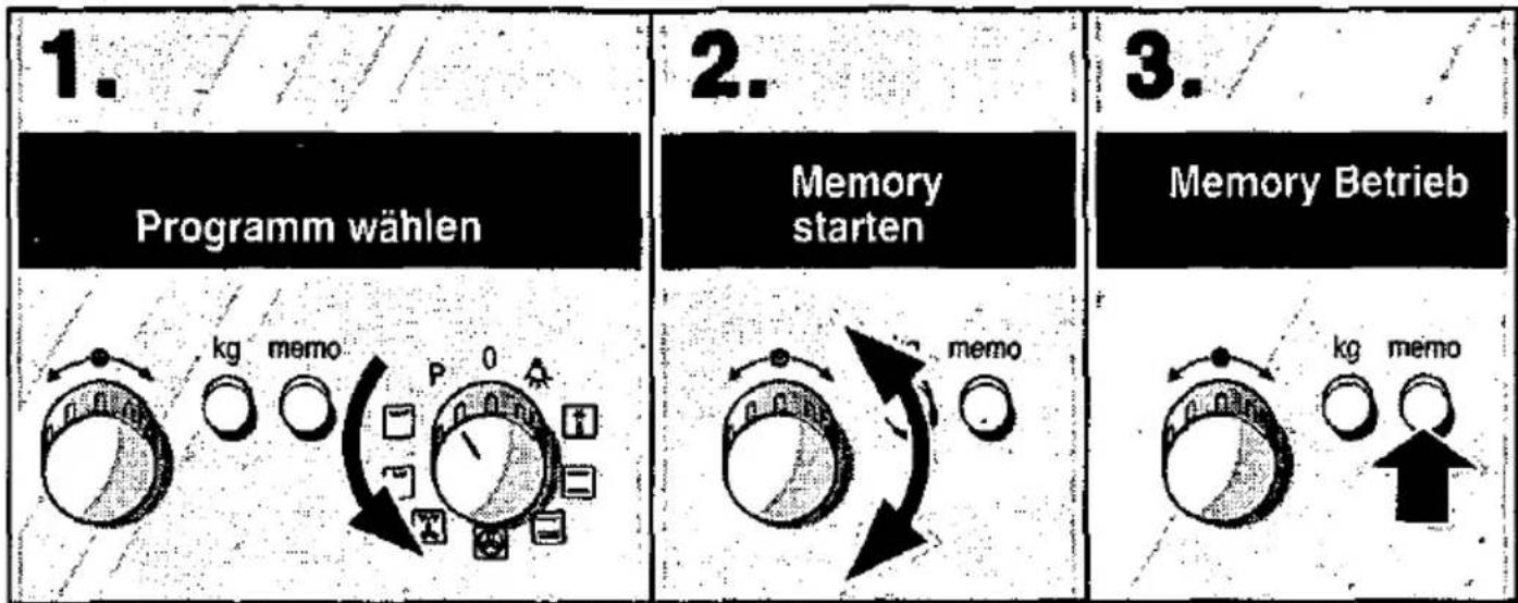 BOSCH HEN4860 - Memory starten - 1