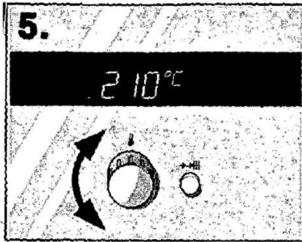 5. 210°C
