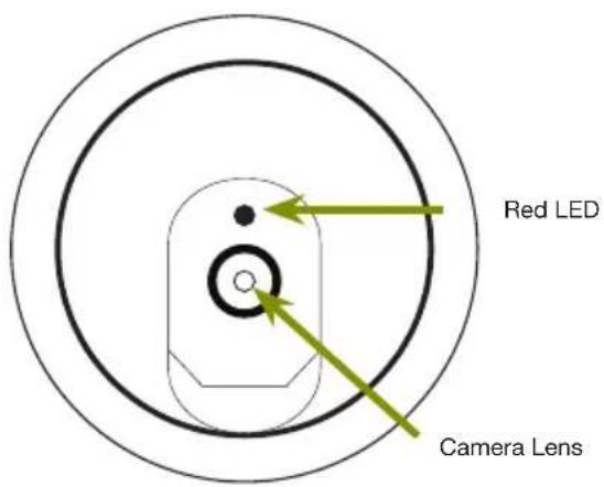 Red LED Camera Lens