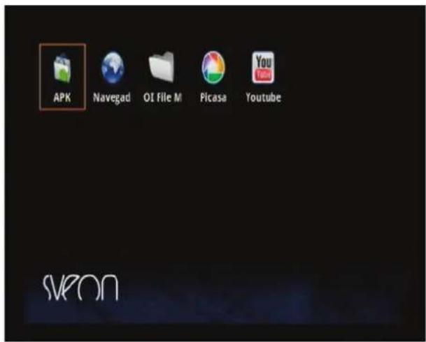 APK Navegad OI file M Picasa YouTube SPON