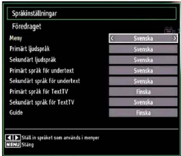 Luxor LED550FHD - Språkinställningar - 1