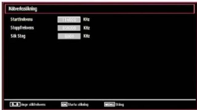 Luxor LED550FHD - Nätverkskanalsökning - 2