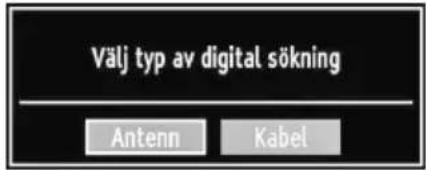 Luxor LED550FHD - VIKTIGT: Kontrollera att antennen eller kabeln är ansluten och en CI-modul inte har satts i innan TV:n slås på för förstagångsinstallationen. - 4